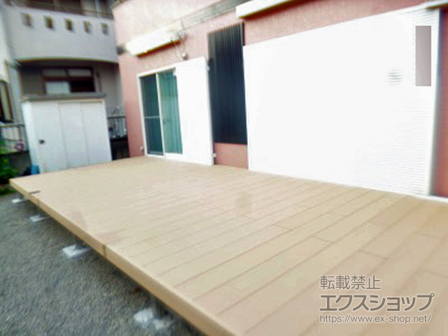 兵庫県三田市ののウッドデッキ リウッドデッキ 200 施工例