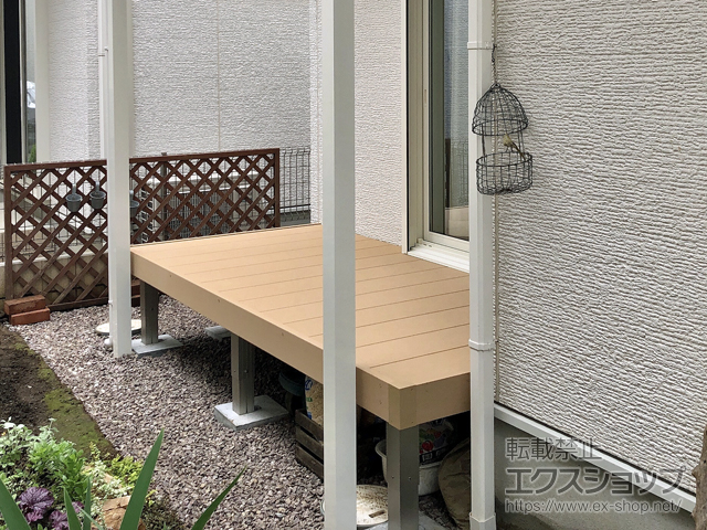 埼玉県朝霞市ののウッドデッキ リウッドデッキ 200 施工例