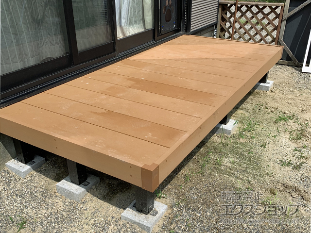 三重県四日市市ののウッドデッキ マージウッドデッキ 施工例