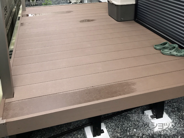 京都府京都市ののウッドデッキ リウッドデッキ 200 施工例