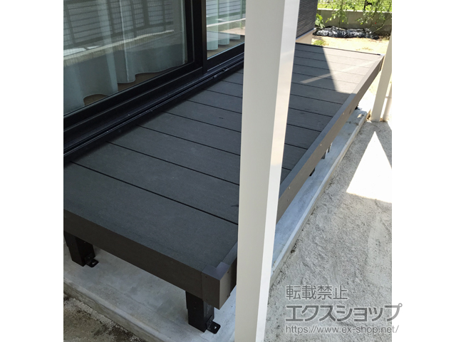 佐賀県三養基郡基山町ののウッドデッキ マージウッドデッキ 施工例