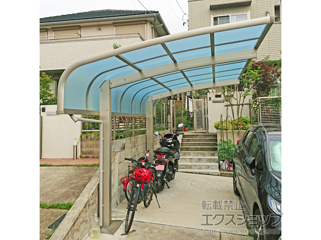 愛知県知多郡武豊町ののカーポート レイナキャップポートグラン　積雪〜20cm対応 施工例