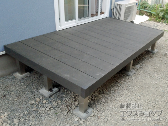 長野県塩尻市ののウッドデッキ リウッドデッキ 200 施工例