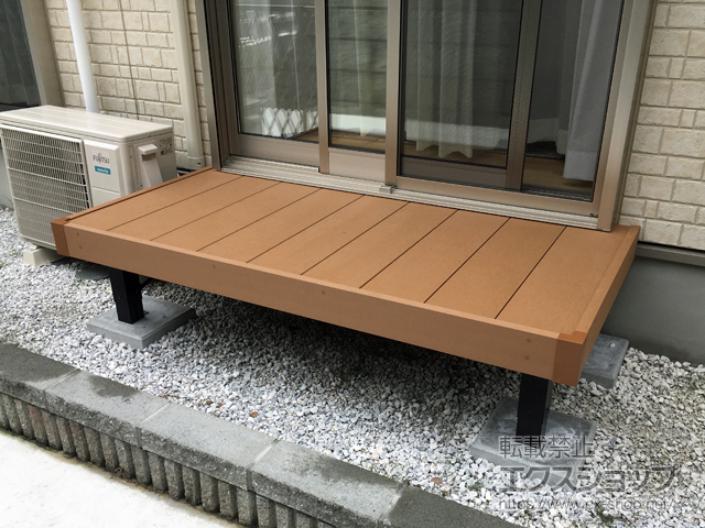 神奈川県横浜市ののウッドデッキ リウッドデッキ 200 施工例