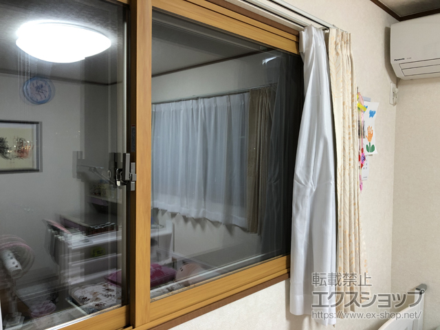 千葉県松戸市のの二重窓（内窓） インプラス ダストバリア仕様 引違い窓 2枚建 施工例