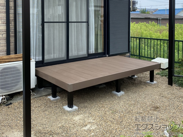 奈良県橿原市ののウッドデッキ マージウッドデッキ 施工例