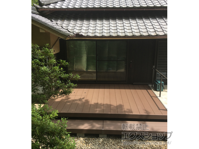 兵庫県丹波市ののウッドデッキ リウッドデッキ 200 施工例