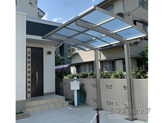 東京都狛江市ののサイクルポート・駐輪場 レイナポートグランミニ 積雪〜20cm対応 施工例