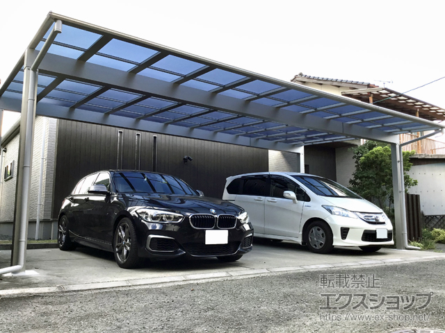 熊本県熊本市ののカーポート エフルージュ トリプル FIRST 積雪〜20cm対応 施工例