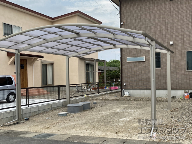 岐阜県瑞穂市ののカーポート レイナツインポートグラン　積雪〜20cm対応 施工例