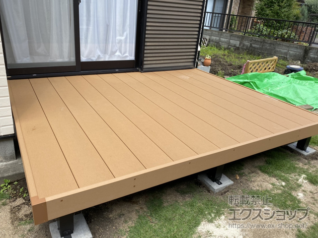 群馬県前橋市ののウッドデッキ リウッドデッキ 200 施工例