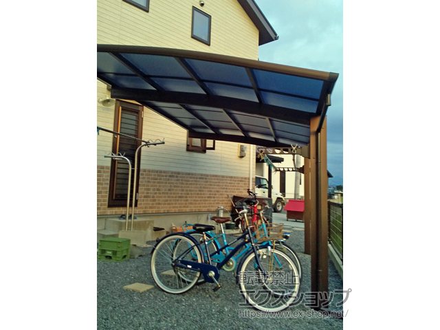 熊本県上益城郡嘉島町ののカーポート プレシオスポート 積雪〜20cm対応 施工例