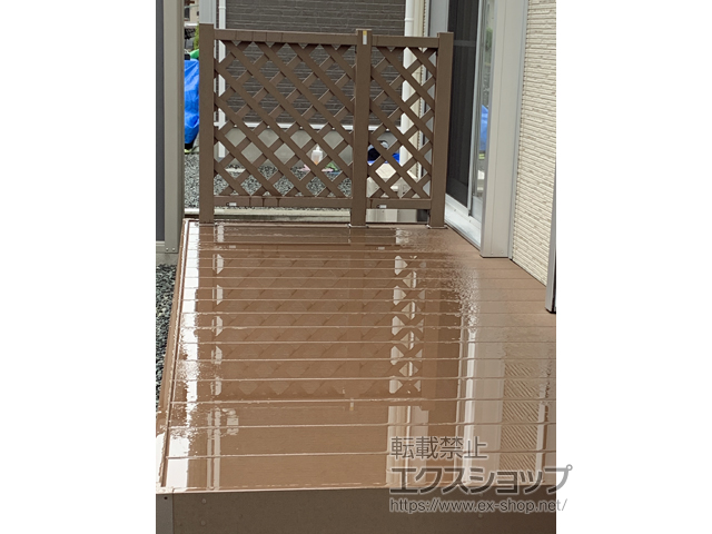 静岡県富士宮市ののウッドデッキ マージウッドデッキ 施工例