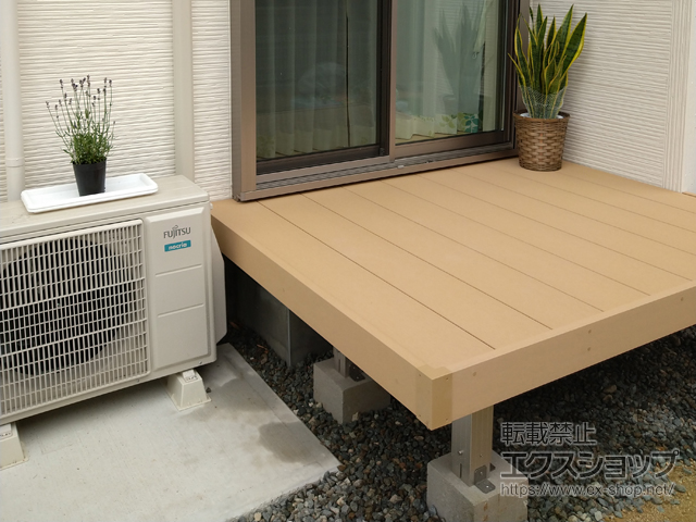 兵庫県神戸市ののウッドデッキ リウッドデッキ 200 施工例