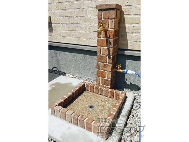 奈良県奈良市のの立水栓・ガーデンシンク ネオキャスティ ＃01 施工例