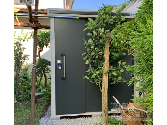 神奈川県足柄下郡箱根町のの物置・屋外倉庫 エルモ 一般型 1870×1870×2118（LMD-1818） LMD-1818-SM 施工例