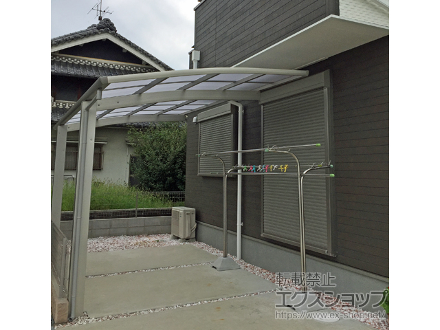 奈良県葛城市ののカーポート プレシオスポート 積雪〜20cm対応 施工例