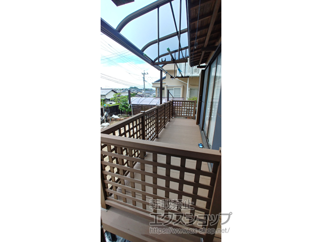 福岡県福岡市ののウッドデッキ リウッドデッキ 200 施工例