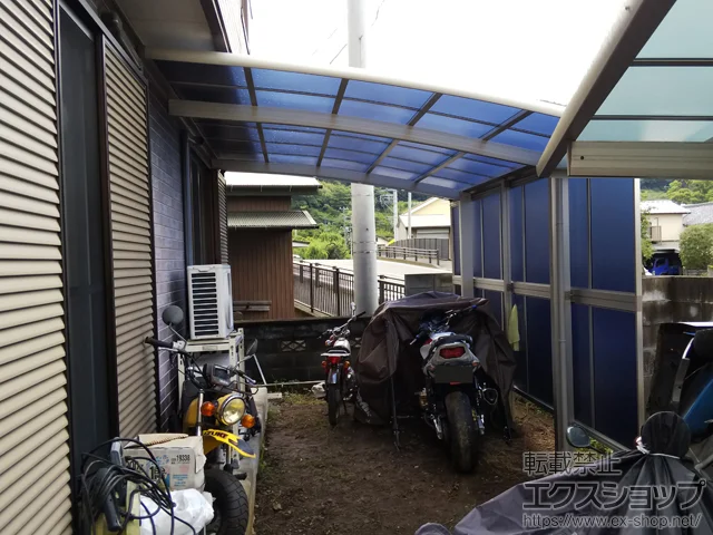 神奈川県小田原市のYKKAPのカーポート レイナベーカポートグラン　積雪～20cm対応 施工例