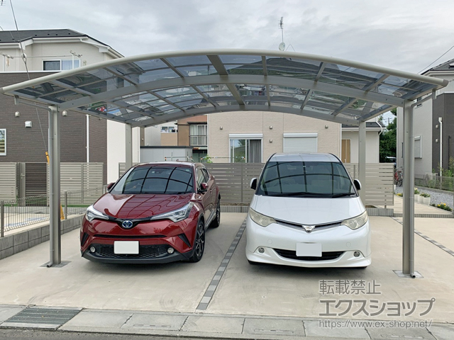 埼玉県幸手市ののカーポート レイナツインポートグラン　積雪〜20cm対応 施工例