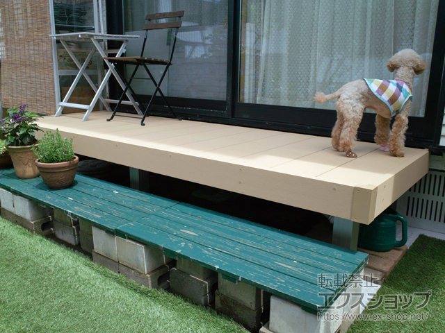 神奈川県横浜市ののウッドデッキ リウッドデッキ 200 施工例