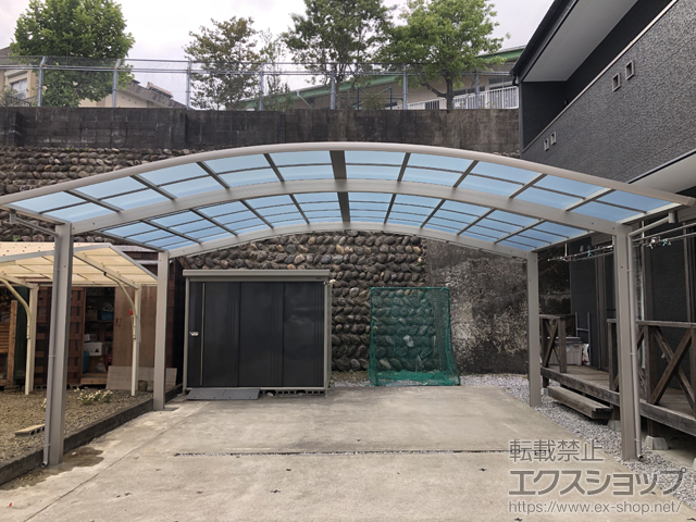 宮崎県延岡市ののカーポート レイナツインポートグラン　積雪〜20cm対応 施工例