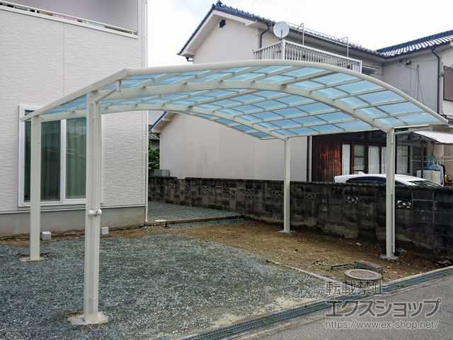 兵庫県姫路市ののカーポート レイナツインポートグラン　積雪〜20cm対応 施工例