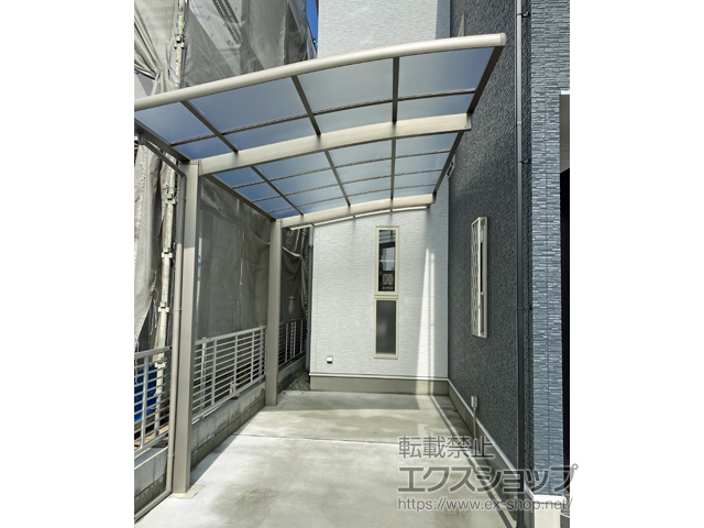 大阪府池田市ののカーポート ネスカR 積雪〜20cm対応 台風補償付 施工例