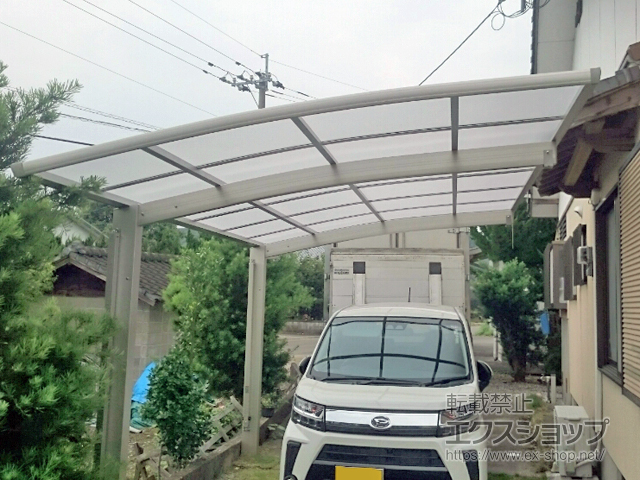 宮崎県児湯郡新富町ののカーポート プレシオスポート 積雪〜20cm対応 施工例