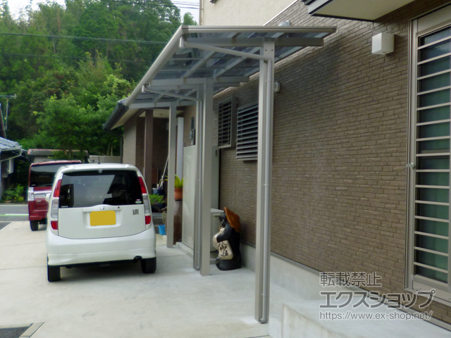 長崎県長崎市ののテラス屋根 エフルージュグランZERO テラスタイプ 積雪〜20cm対応 施工例