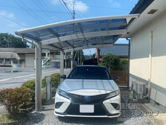 栃木県栃木市ののカーポート レイナポートグラン　積雪〜20cm対応 施工例