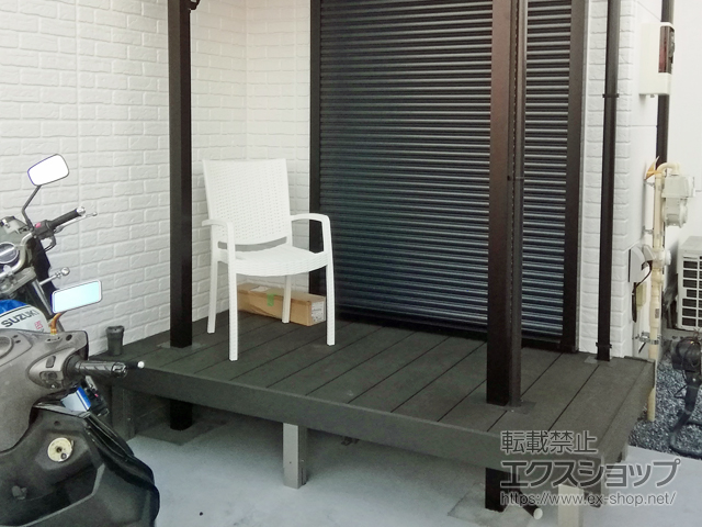 埼玉県八潮市ののウッドデッキ リウッドデッキ 200 施工例