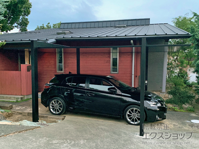 福岡県朝倉市ののカーポート カーポートSC1500 1台用 施工例