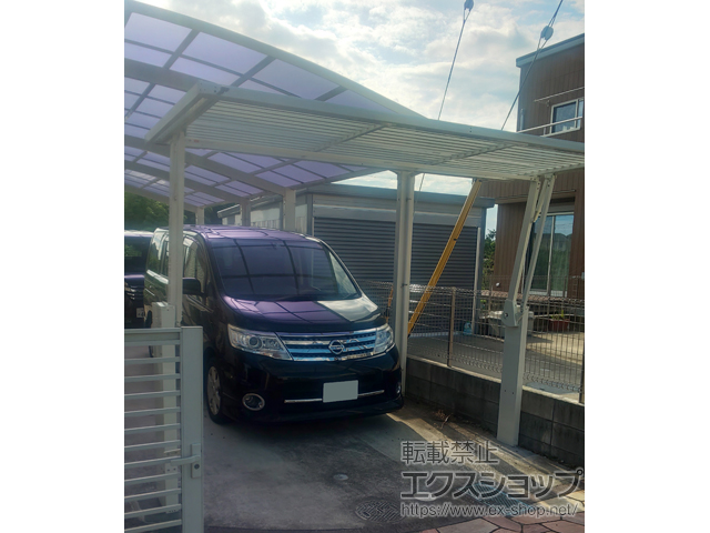 千葉県袖ケ浦市ののカーゲート オーバードアS1型 電動式 施工例