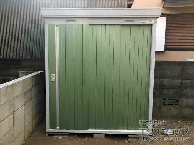 神奈川県藤沢市のの物置・屋外倉庫 ネクスタ 一般型 1790×950×2075 NXN-17S-OG 施工例