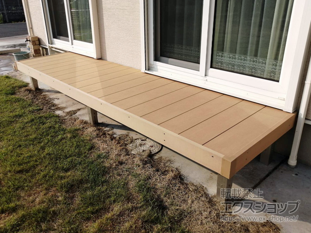 埼玉県白岡市ののウッドデッキ リウッドデッキ 200 施工例