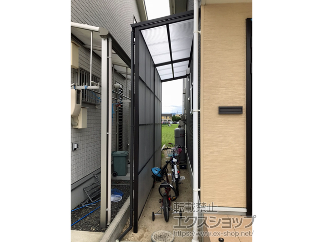 島根県出雲市ののストックヤード ストックヤードII オープンタイプ 積雪〜20ｃｍ対応 施工例