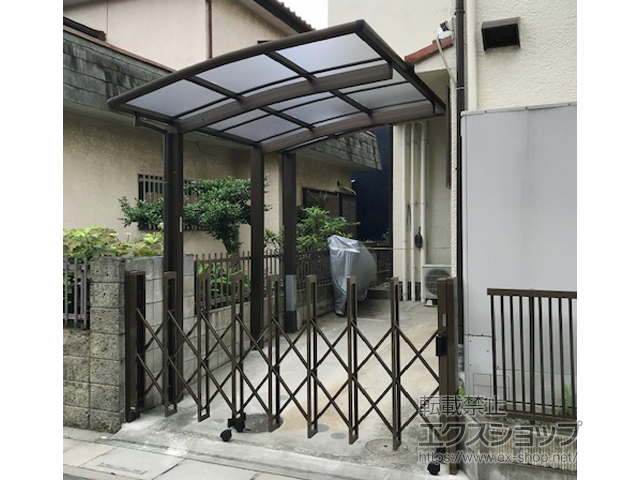 埼玉県さいたま市ののサイクルポート・駐輪場 レイナポートグランミニ 積雪〜20cm対応 施工例