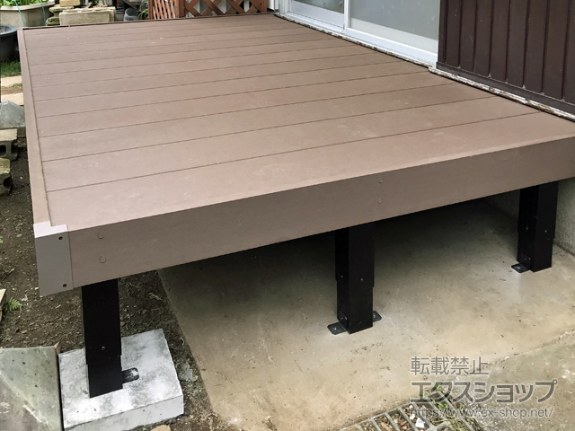 埼玉県久喜市ののウッドデッキ リウッドデッキ 200 施工例