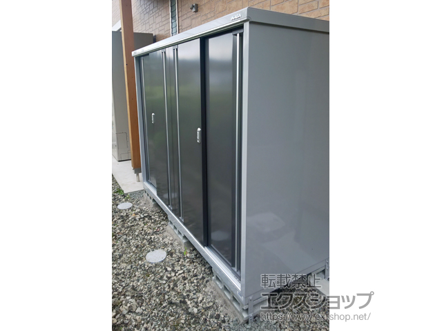 佐賀県嬉野市のの物置・屋外倉庫 シンプリー 一般型 2160×755×1603 MJX-217D-PG 施工例