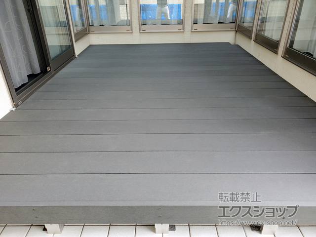 愛媛県松山市ののウッドデッキ リウッドデッキ 200 施工例