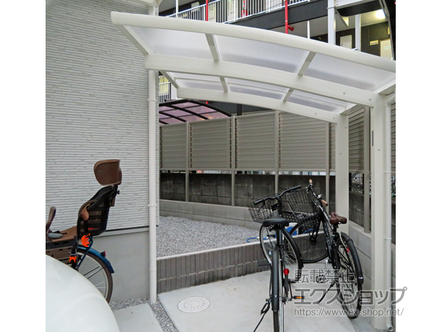 埼玉県さいたま市ののサイクルポート・駐輪場 レイナポートグランミニ 積雪〜20cm対応 施工例