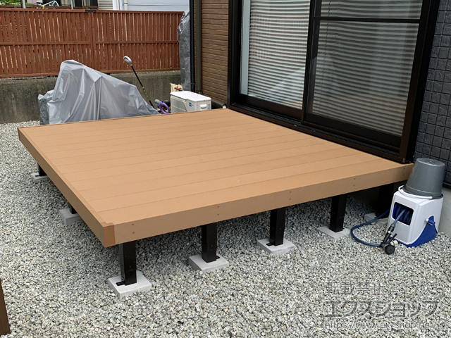 奈良県五條市ののウッドデッキ リウッドデッキ 200 施工例