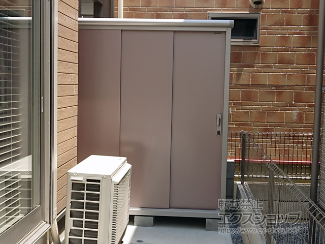 埼玉県川口市のの物置・屋外倉庫 エスモ 一般型 1650×650×1959（ESE-1606A） ESE-1606A-MR 施工例