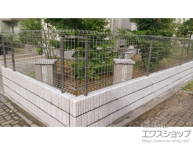 千葉県成田市の三協アルミフェンス・柵・塀施工例(ユメッシュHR 千葉県成田市の三協アルミフェンス・柵・塀施工例(ユメッシュHR