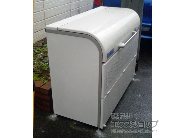 東京都調布市ののゴミステーション ダストピット Uタイプ DPUB-500 500L 施工例