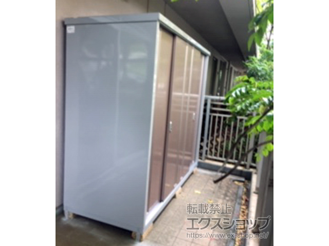 兵庫県神戸市のの物置・屋外倉庫 シンプリー 一般型 2160×905×1903 MJX-219E-AR 施工例