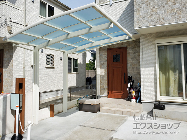 東京都昭島市ののカーポート レイナポートグラン　積雪〜20cm対応 施工例