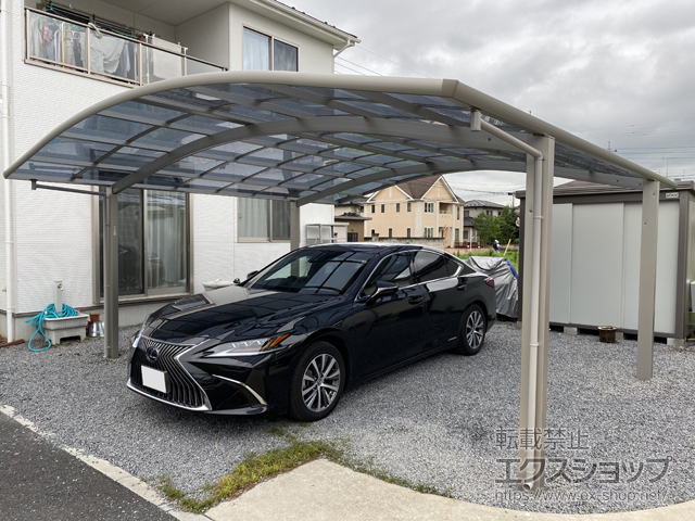 栃木県佐野市ののカーポート レイナツインポートグラン　積雪〜20cm対応 施工例