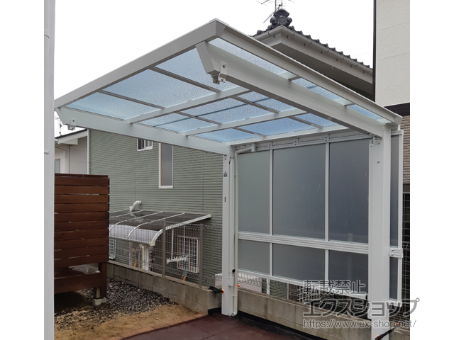 広島県広島市ののサイクルポート・駐輪場 セルフィ ミニ 積雪〜20cm対応 施工例